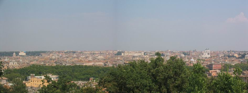 Rome depuis le palatin