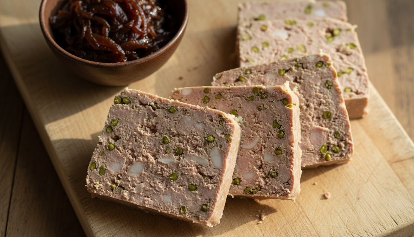 Terrine au poivre vert